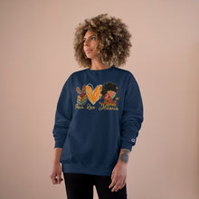Load image into Gallery viewer, Peace Love Melanin unisex Champion Sweatshirt