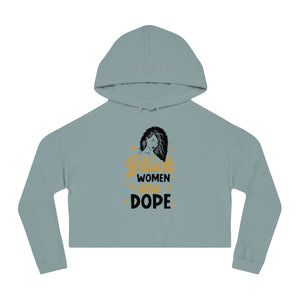 Dope Cropped Hooded Sweatshirt